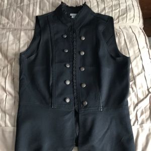 Vanity black dressy vest